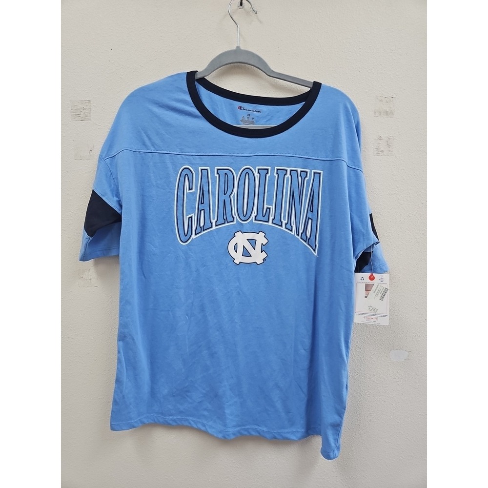 North Carolina Tar Heels Carolina Blue Champion Mens T Shirt Size Xsmall NWT